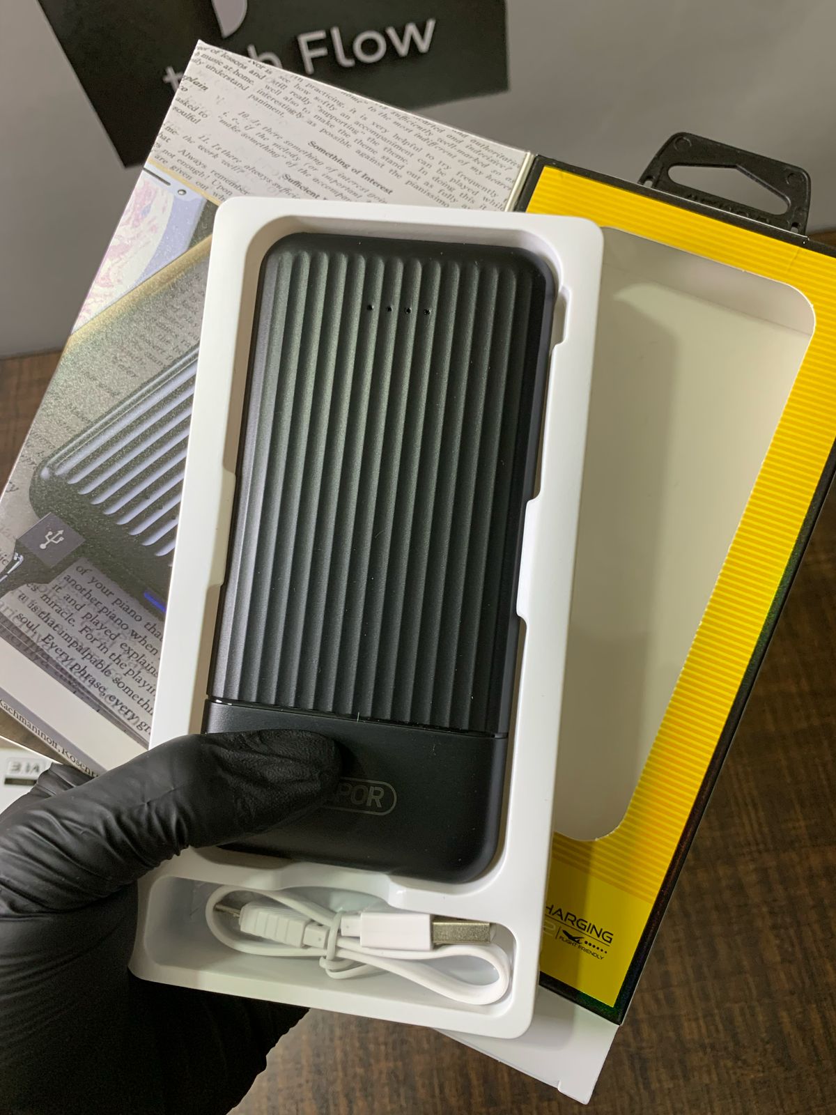 Power bank 10,00 MAH free two cable